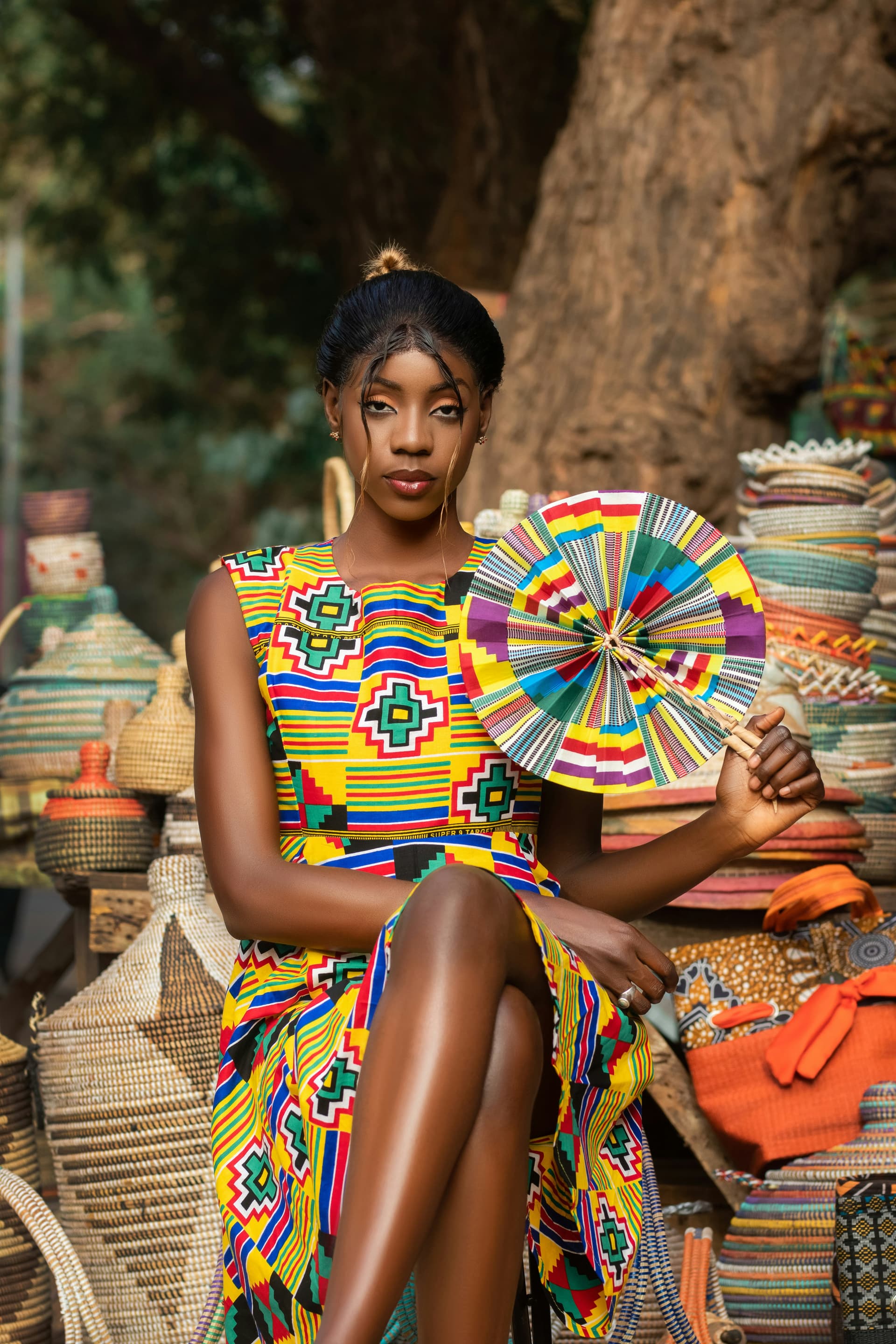 Models showcasing luxury fashion styles